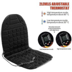 Car Seat Cushion Heated Lumbar Support 12V Plug