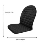 Car Seat Cushion Heated Lumbar Support 12V Plug