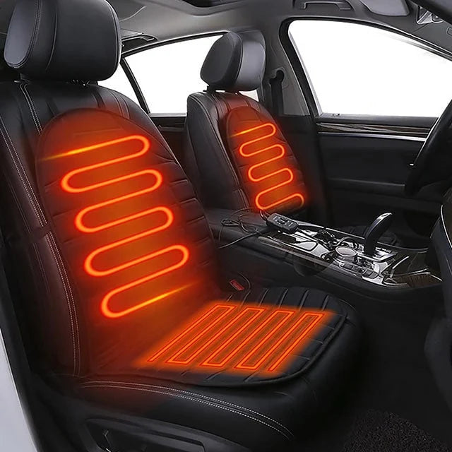 Car Seat Cushion Heated Lumbar Support 12V Plug