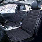 Car Seat Cushion Heated Quilted 12V Plug Adjustable Heat