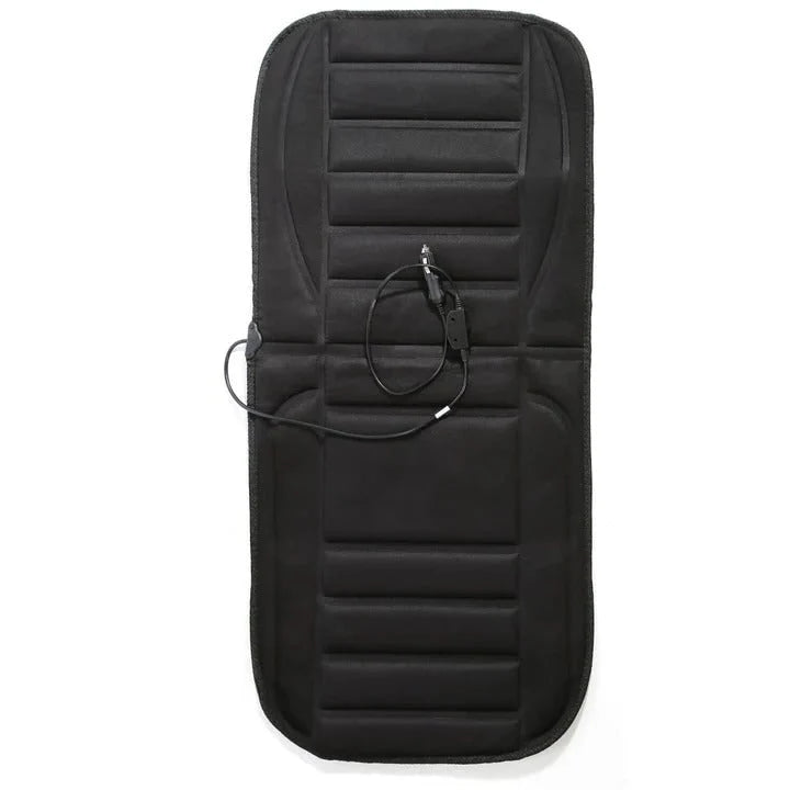 Car Seat Cushion Heated Quilted 12V Plug Adjustable Heat