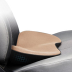 Car Seat Cushion Height-Boosting Foam Core & Non-Slip Base