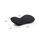 Car Seat Cushion Height-Boosting Foam Core & Non-Slip Base