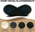 Car Seat Cushion Height-Boosting Foam Core & Non-Slip Base