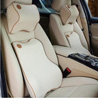 Car Seat Cushion Memory Foam Headrest & Lumbar Support