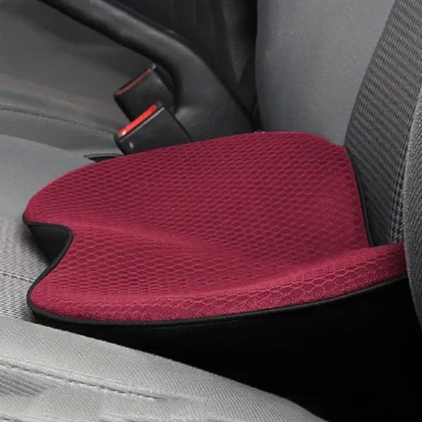 Car Seat Cushion Memory Foam Lumbar Support & Seat Booster