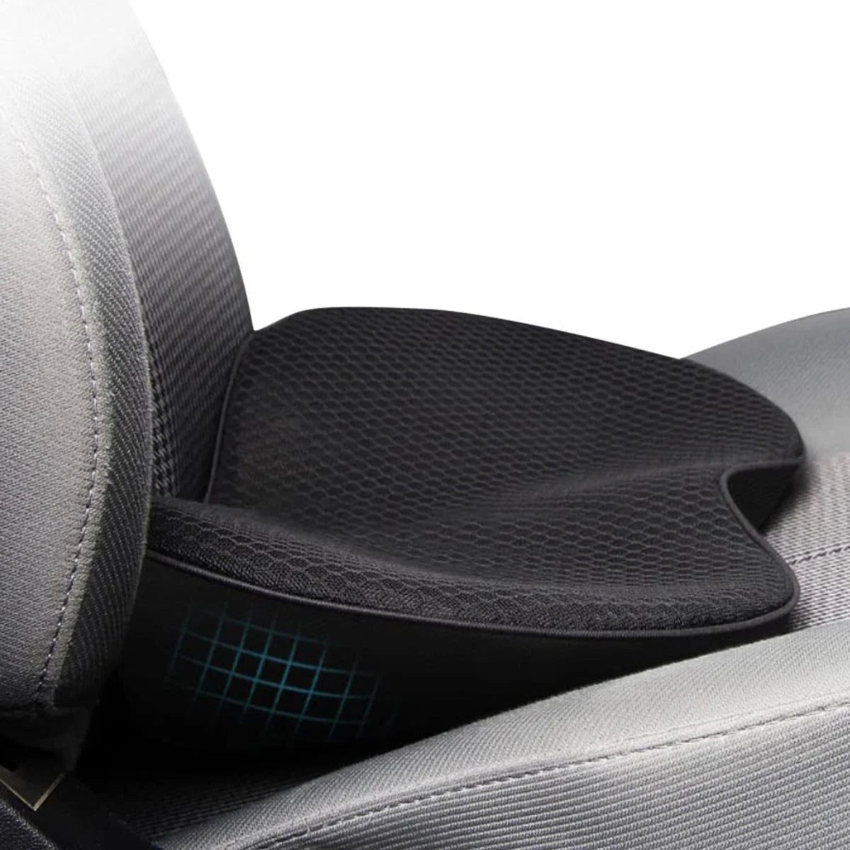 Car Seat Cushion Memory Foam Raises Seat 3.5 Inches