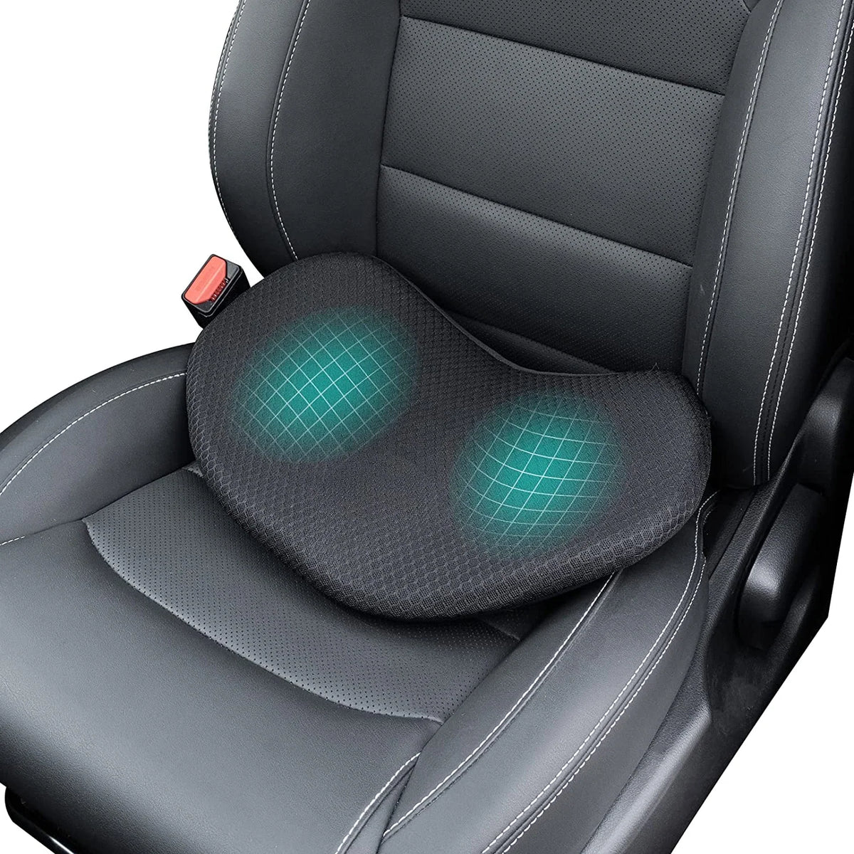 Car Seat Cushion Memory Foam Raises Seat 3.5 Inches