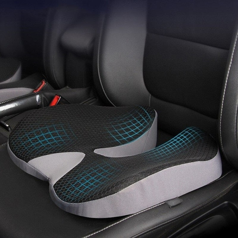 Car Seat Cushion Memory Foam U-Shaped Tailbone Cutout