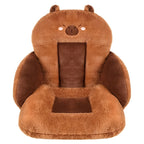 Car Seat Cushion Thick Padding Plush Cover & Non-Slip Backing