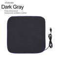 Car Seat Cushion USB Cooling Fan Breathable Honeycomb Fabric