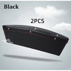 Car Seat Gap Organizer Slim Wedge Faux Leather Pocket