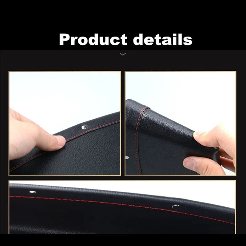 Car Seat Gap Organizer Slim Wedge Faux Leather Pocket