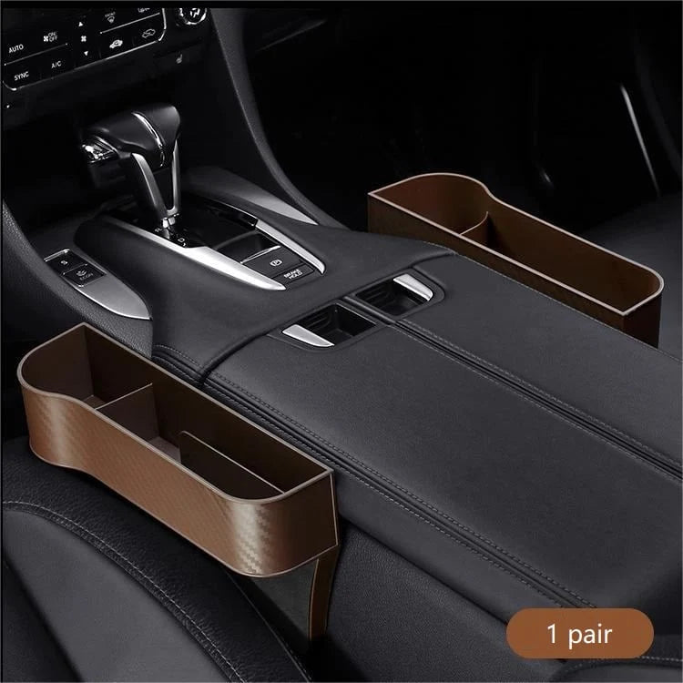 Car Seat Organizer Cup Holder & Coin Storage