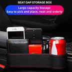 Car Seat Organizer Cup Holder & Coin Storage