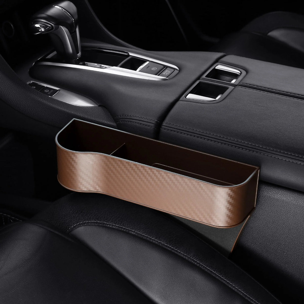 Car Seat Organizer Cup Holder & Coin Storage