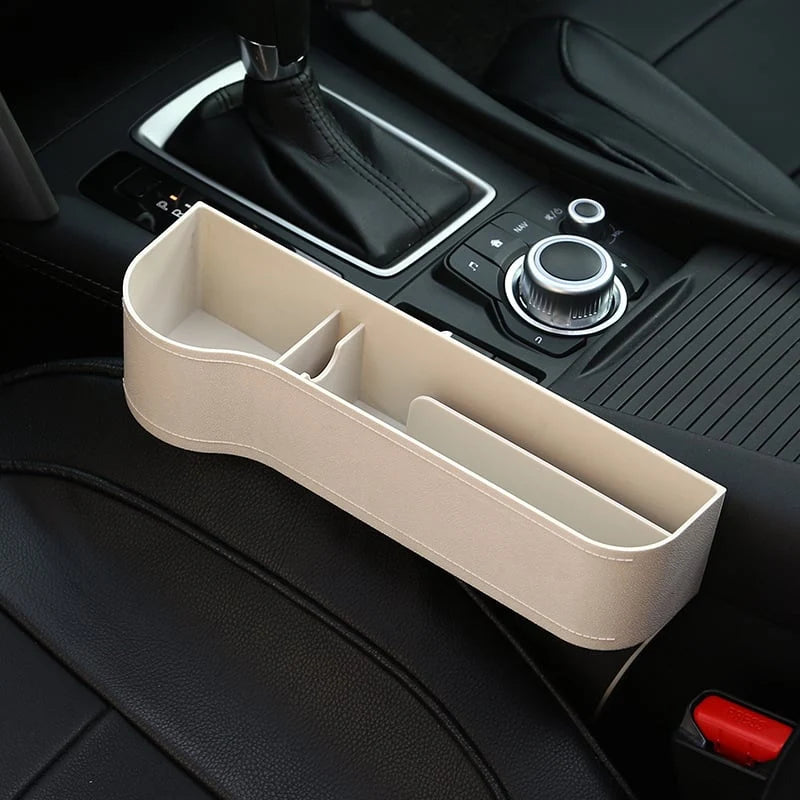 Car Seat Organizer Cup Holder & Coin Storage