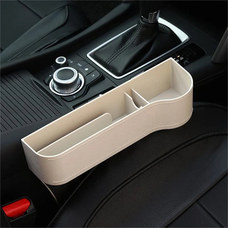 Car Seat Organizer Cup Holder & Coin Storage