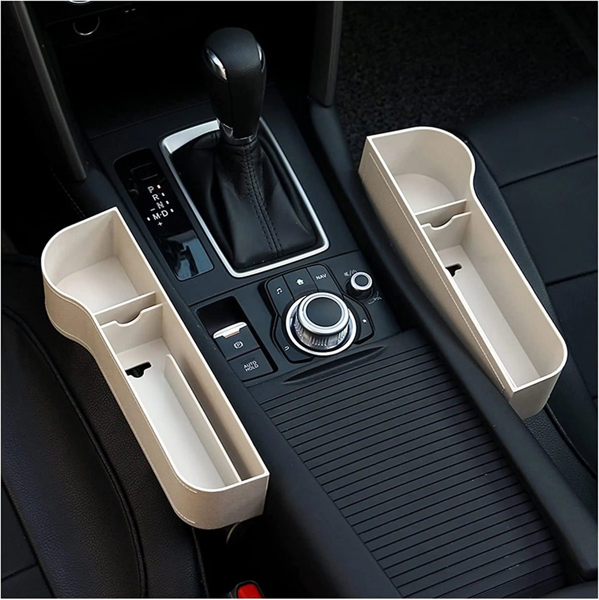 Car Seat Organizer Cup Holder & Coin Storage