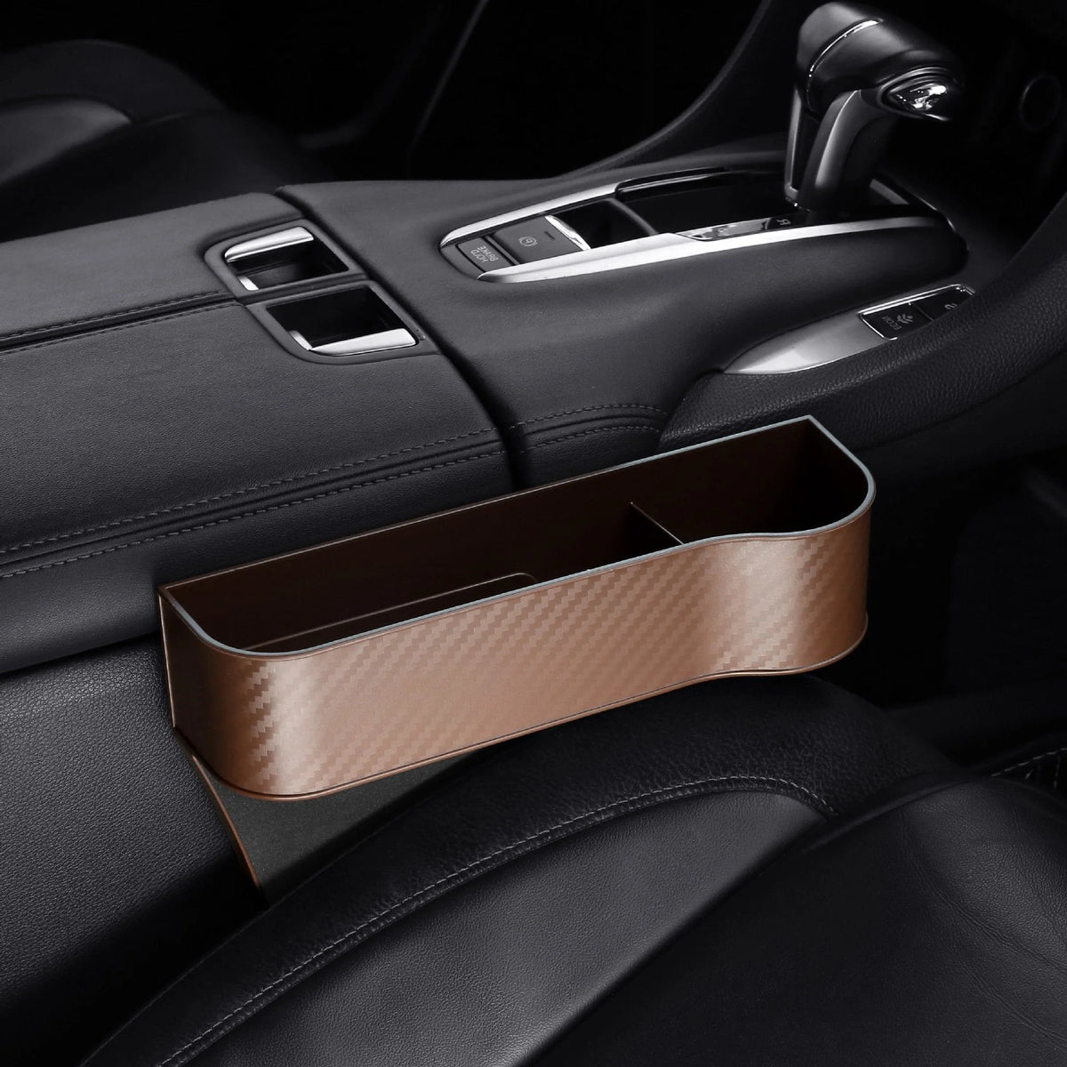 Car Seat Organizer Cup Holder & Coin Storage
