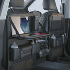 Car Seat Organizer Foldable Tray & Adjustable Device Holder