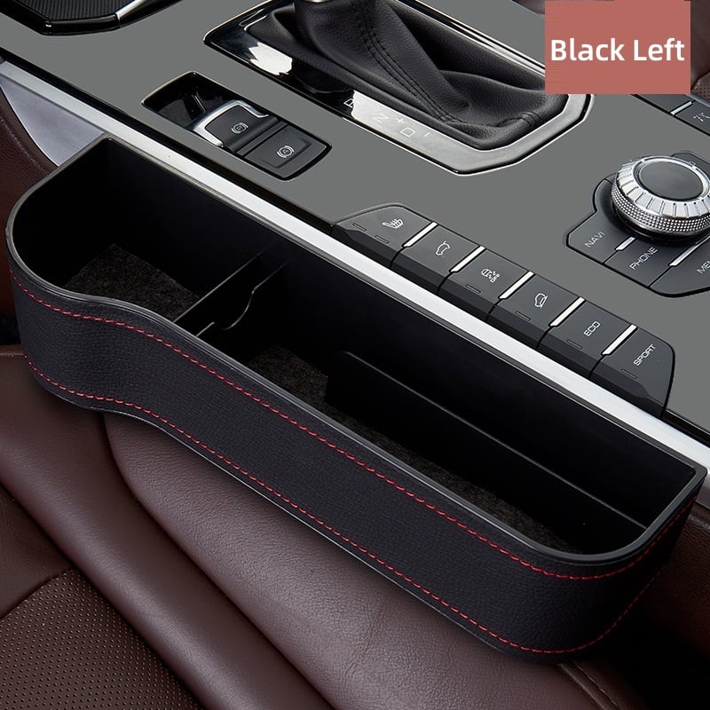 Car Seat Organizer Leather Cup & Coin Holder