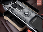 Car Seat Organizer Leather Cup & Coin Holder