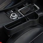 Car Seat Organizer Leather Cup & Coin Holder