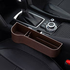 Car Seat Organizer Leather Cup & Coin Holder