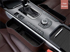 Car Seat Organizer Leather Cup & Coin Holder