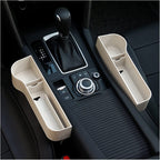 Car Seat Organizer Leather Cup & Coin Holder