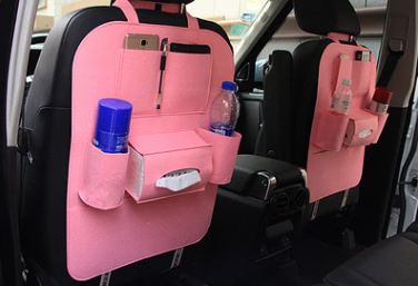 Car Seat Organizer Wool Felt Tissue Holder