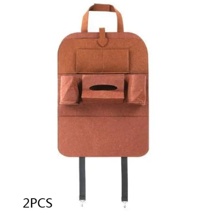 Car Seat Organizer Wool Felt Tissue Holder