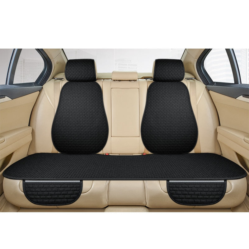 Car Seat Protector Anti-Slip & Waterproof Durable Flax