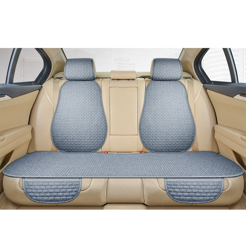 Car Seat Protector Anti-Slip & Waterproof Durable Flax