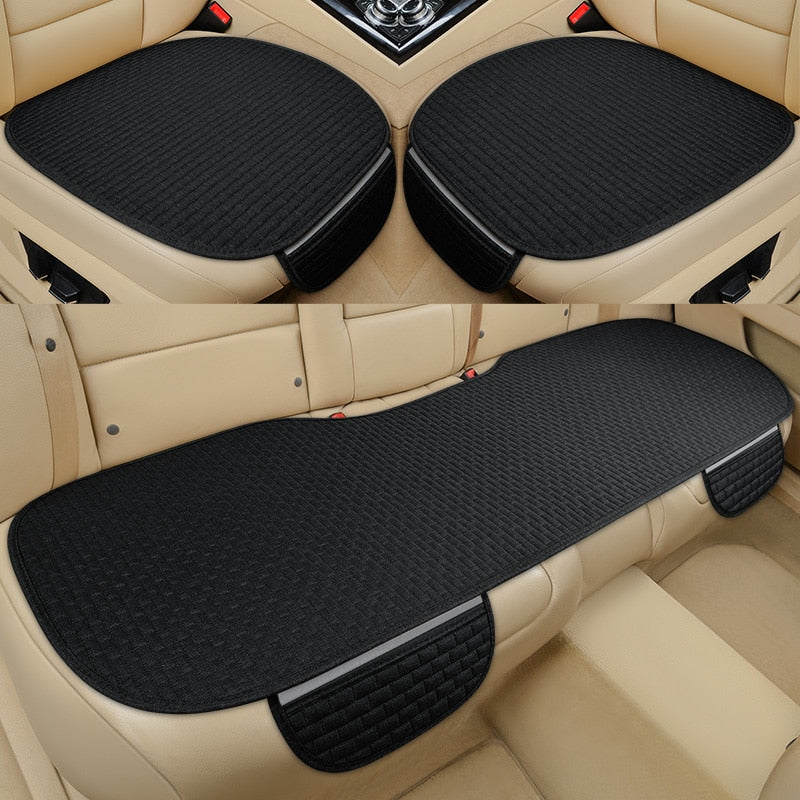 Car Seat Protector Anti-Slip & Waterproof Durable Flax