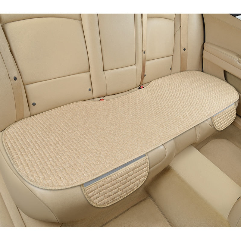 Car Seat Protector Anti-Slip & Waterproof Durable Flax