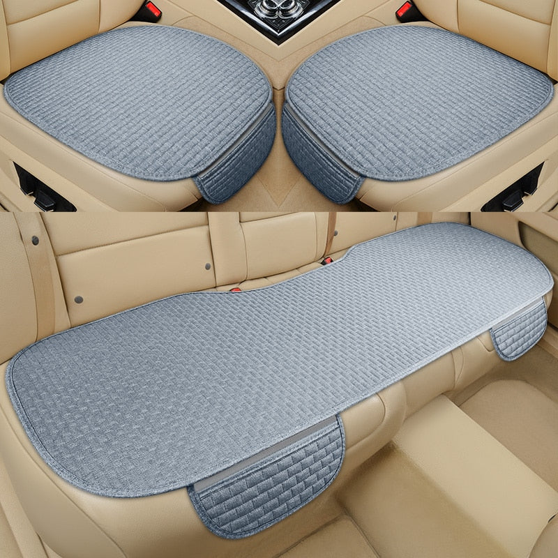 Car Seat Protector Anti-Slip & Waterproof Durable Flax