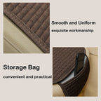 Car Seat Protector Anti-Slip & Waterproof Durable Flax