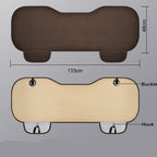 Car Seat Protector Anti-Slip & Waterproof Durable Flax