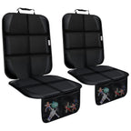 Car Seat Protector Waterproof & Non-Slip Storage Pockets