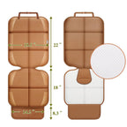 Car Seat Protector Waterproof & Non-Slip Storage Pockets