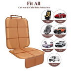 Car Seat Protector Waterproof & Non-Slip Storage Pockets