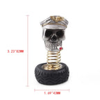 Car Skull Ornament Resin Swinging Adhesive Stickers