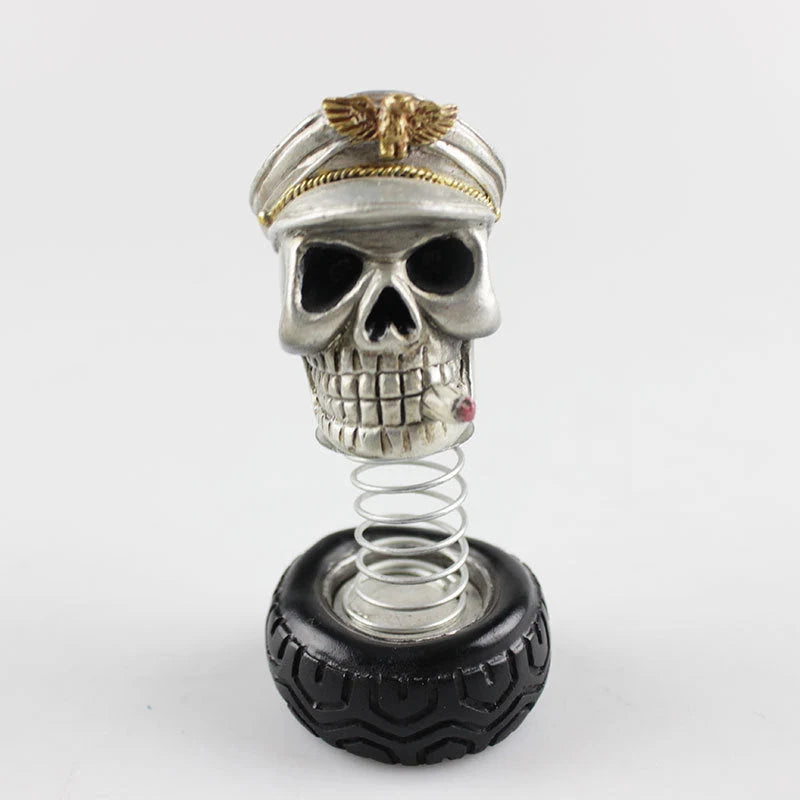 Car Skull Ornament Resin Swinging Adhesive Stickers