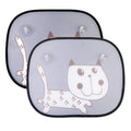 Car Sun Shade Cartoon UV Blocking Set of 2
