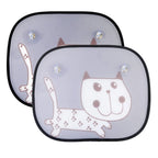 Car Sun Shade Cartoon UV Blocking Set of 2