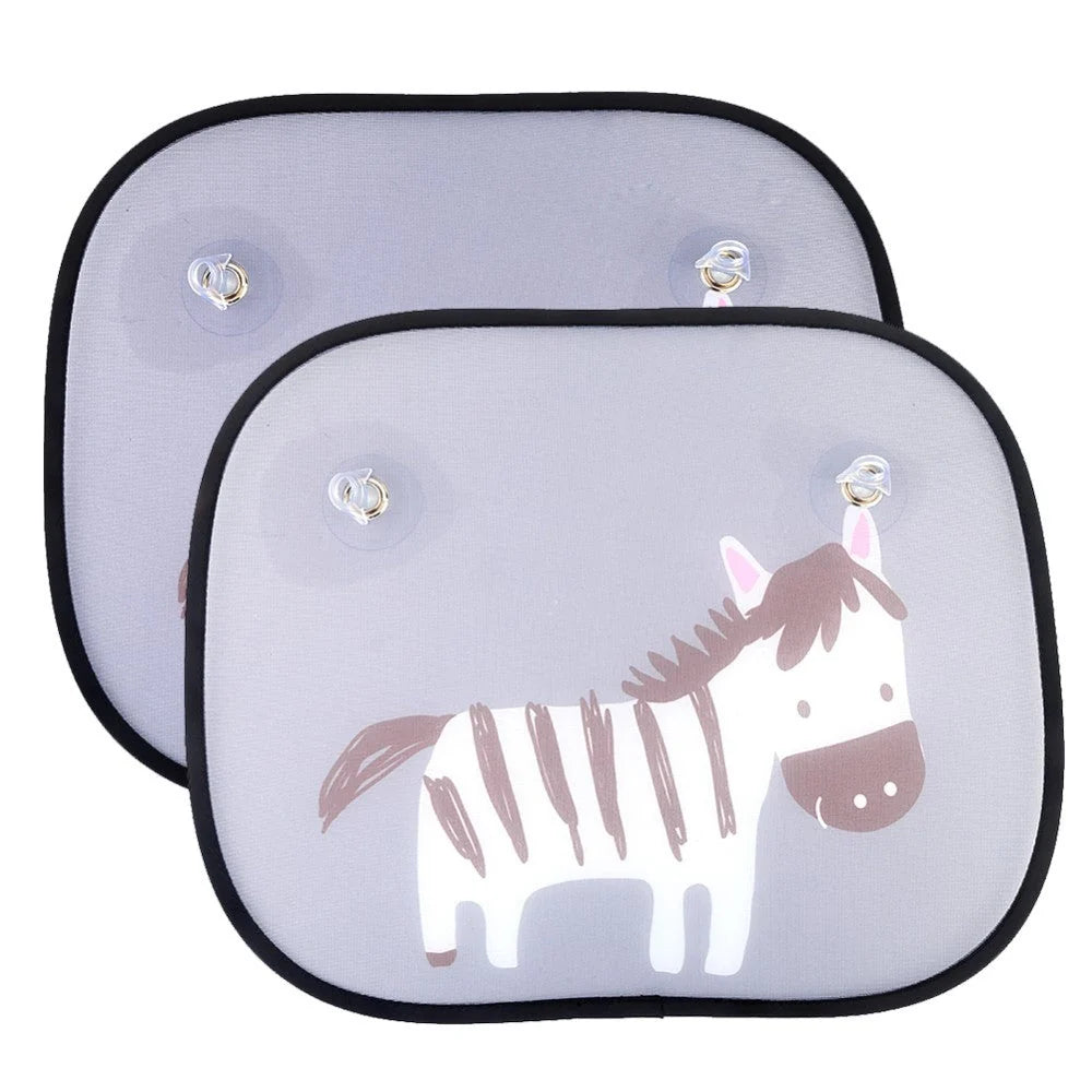 Car Sun Shade Cartoon UV Blocking Set of 2