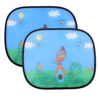 Car Sun Shade Cartoon UV Blocking Set of 2