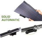 Car Sun Shade Retractable Aluminum-Lined UV Blocking Suction Cups